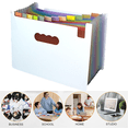 thumbnail image 4 of Carpeta de archivos expandible con etiquetas adhesivas, organizador de archivos, carpeta de archivos expandible, 4 of 5
