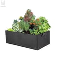 thumbnail image 6 of Gustave 2PCS Garden Plants Growing Bag Flower Planter Vegetable Grow Bag Aeration Fabric Large Capacity Planter Bag with Handles -23.6*11.8 inch, 6 of 10