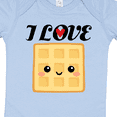 thumbnail image 4 of Inktastic Waffle Lover I Love Waffles Boys or Girls Baby Bodysuit, 4 of 5