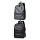 thumbnail image 1 of Mochila de 2 Piezas Soledad Mochila para hombre Impermeable negro gris, 1 of 10