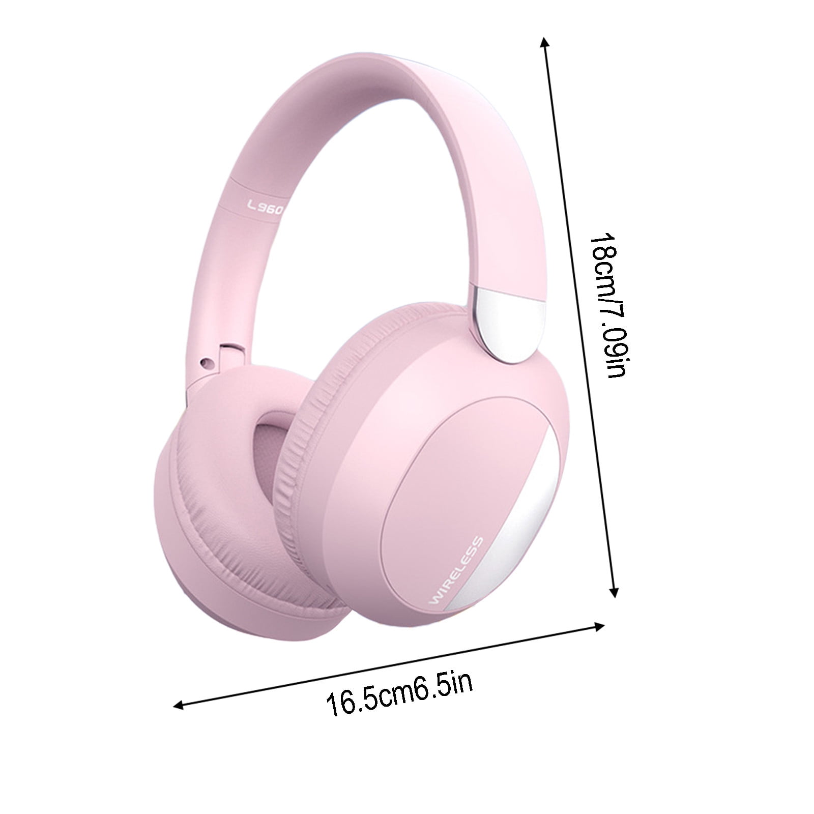 Wireless Headphones Over Ear, 70H Playtime Headphone Wireless Bluetooth 5.1,3EQ Modes & HiFi Stereo Bluetooth Headset with Deep Bass, Foldable Lightweight Headphones with Microphone for Travel/Work