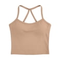 thumbnail image 3 of Soft Jogger Tank Tennis Top for Everyday Wear and Men/Women Sleeveless Tee for Gym Yoga Running Outdoor Training Khaki L, 3 of 5