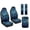 Blue Whale Starry Night, variant on Xixirimido 5Pcs Car Seat Covers & Seatbelt Covers & Center Console Cover Set Universal Auto Accessories Fit for SUV Sedan Van Truck Leather Front Seat Cover, Ethnic Tribal Wolf Dream Catcher