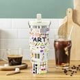 thumbnail image 2 of Art Teacher Insulated Tumbler - 30 Oz Appreciation Gift for Women Men With Straw and Handle - Travel Mug, 2 of 6