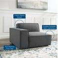 thumbnail image 6 of Modway Restore Right-Arm Sectional Sofa Chair in Charcoal, 6 of 6