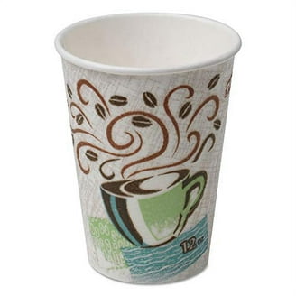 Dixie PerfecTouch Insulated Paper Cups, 8 Oz, Coffee Haze, 160 Ct
