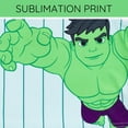 thumbnail image 6 of Marvel Spidey and His Amazing Friends Toddler Boys' Athletic Mesh Tank Top and Shorts Set Hulk Light Blue, 6 of 6