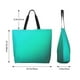 thumbnail image 5 of Fotbe Turquoise Light Blue Bolsa Tote Estética de Lona con Estampado para Mujer - Bolsa Reutilizable de Hombro Casual para Vacaciones, Compras, Trabajo y Gimnasio, 5 of 8