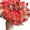 Red, variant on VYARDOZ Artificial Flowers, Outdoor Sunset Bouquet Set of 5, UV Resistant Faux Plants with Wired Stems, Decor for Home and Covered Patio