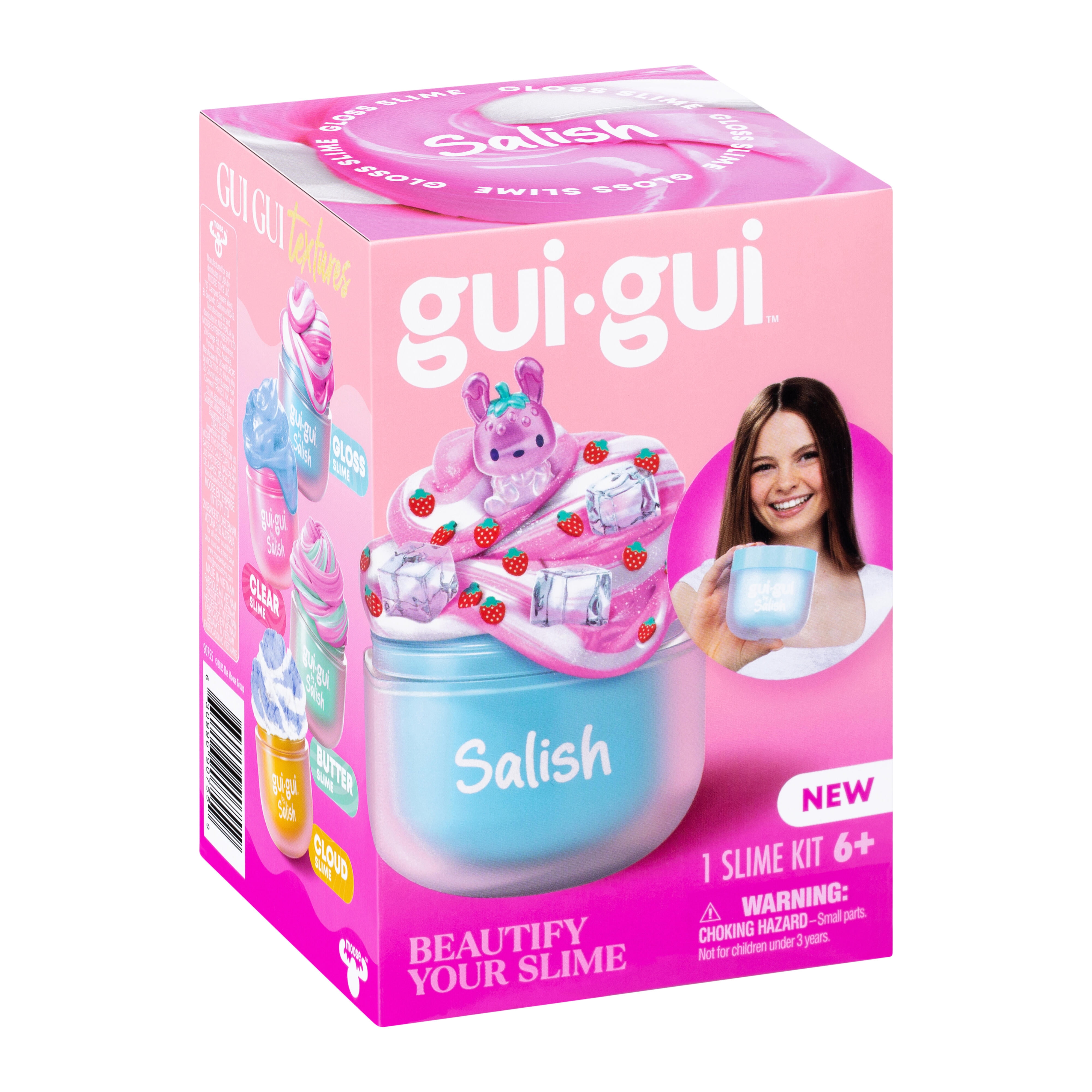 Gui Gui By Salish,  Create The Most Beautiful Slime Based Around All The Things Salish Loves, 4 to Collect, Ages 6+