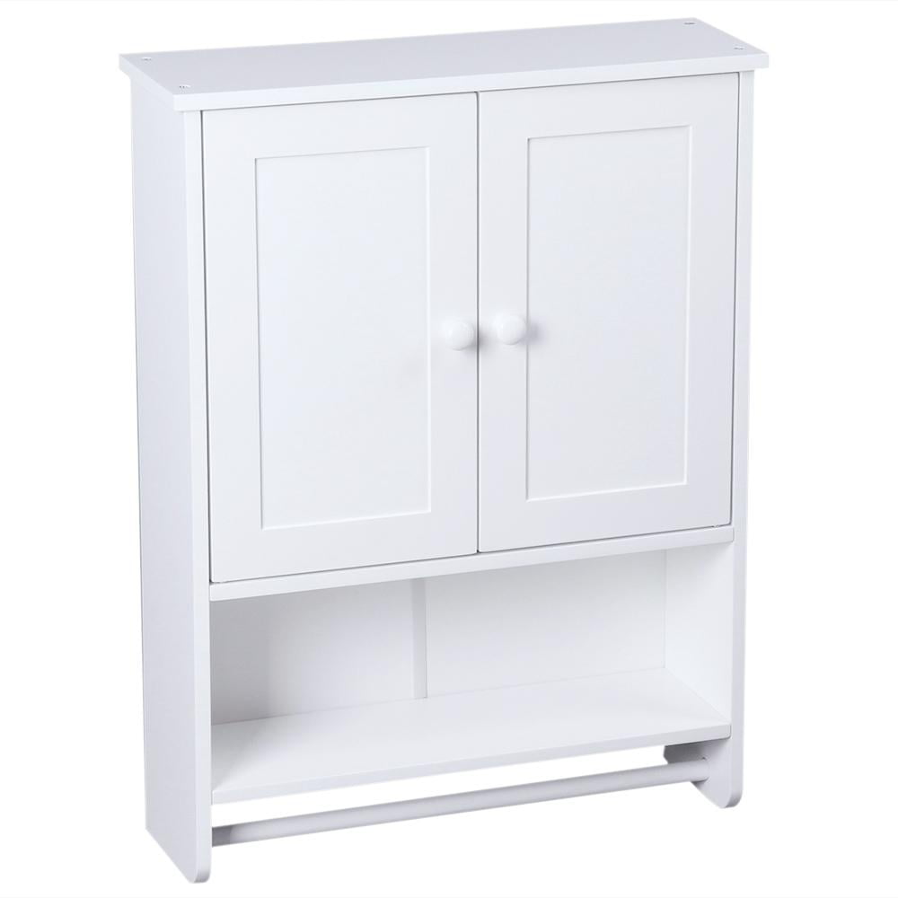 Mgaxyff Bathroom Cabinet, Durable Bathroom Wall Cabinet White with