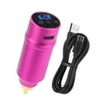 thumbnail image 3 of Power Supply Large Capacity Simple Operation Rotary Adapter Circuit Protection Tattoos Supplies Wireless Connector Alumium Alloy Rose Red, 3 of 7