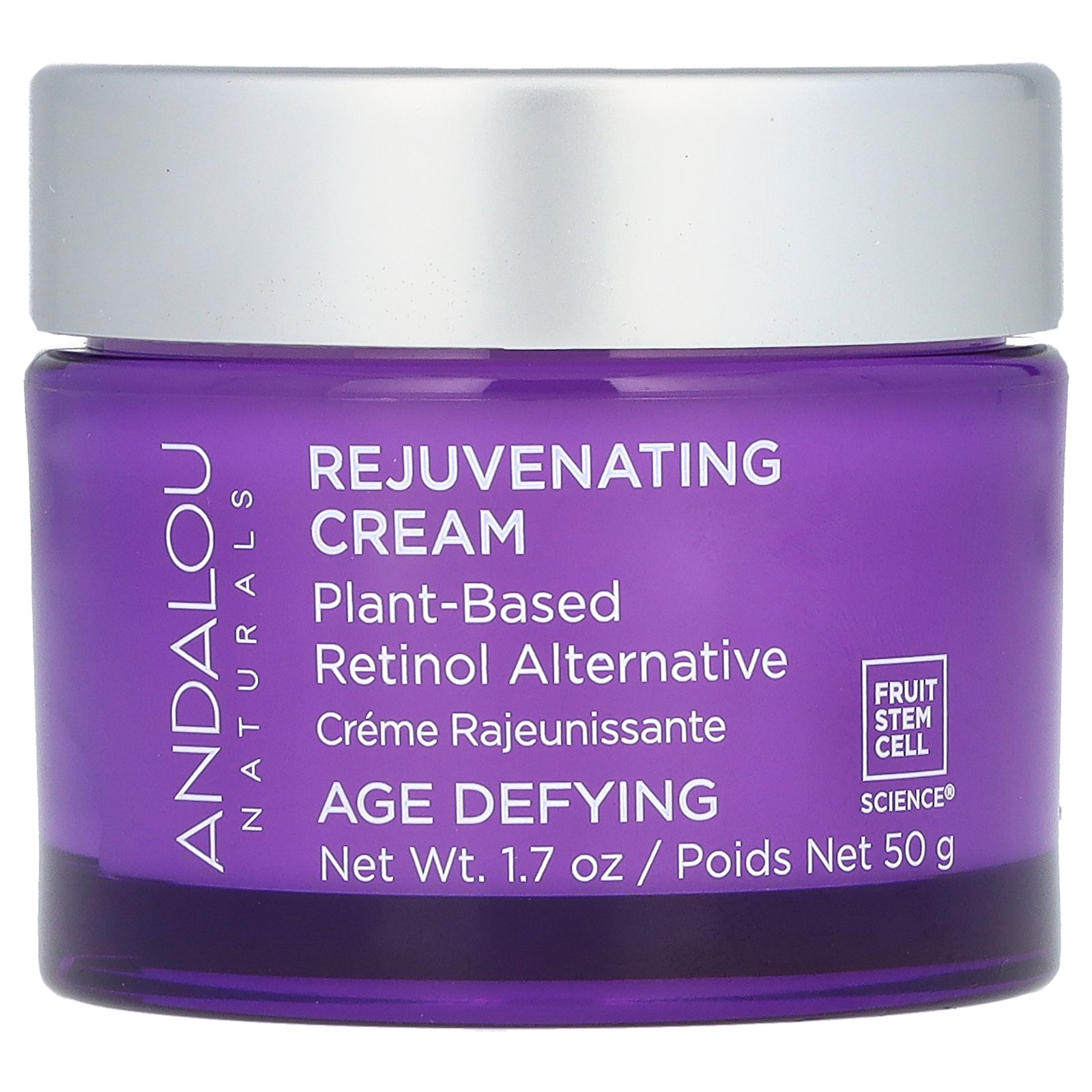 Andalou Naturals Rejuvenating Cream, Plant-Based Retinol, 1.7 oz photo 1
