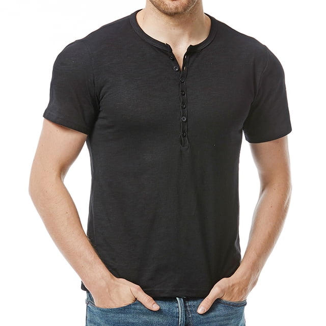 Birdeem Chandail Décontracté pour Hommes, Mode, Col Rond, Manches Courtes, T-Shirt, Blouse