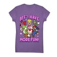 thumbnail image 2 of nintendo little girls more fun graphic t-shirt, purple berry, s, 2 of 2