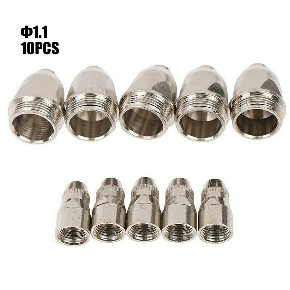 P80 Air Plasma Cutting Nozzle 1.1mm Consumable Cutting Electrode 50 