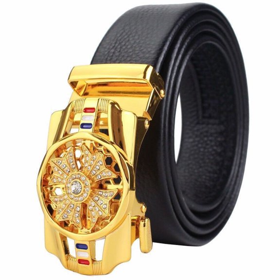 Times come and go, belt men's belt automatic buckle Kuaishou explosion casual versatile simple