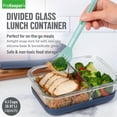 thumbnail image 2 of ProKeeper+ Borosilicate Glass Lunch and Salad Storage Container with Silicone Base and Snap-Lock Lid, 2 of 9