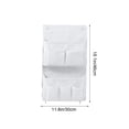 thumbnail image 3 of Wall Hanging Storage Bag,Multi-Pocket Canvas Wall Organizer for Over The Door | Bedroom Closet Tidying | Bathroom Bathing Tool Storage | Household Small Item Sorting for Kitchen,White, 3 of 7