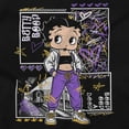 thumbnail image 2 of Betty Boop Urban Marker Art Graffiti Short Sleeve Women's Graphic Tee Brisco Brands S, 2 of 5