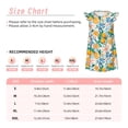 thumbnail image 3 of Vsdgher Chemises de Nuit Fruits Colorés pour Filles Manches Courtes à Volants Robe de Nuit Pyjama pour Fête Pyjama-TG, 3 of 6