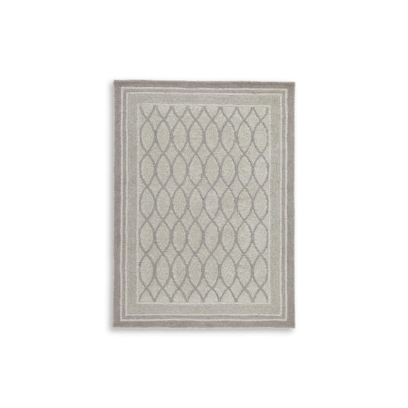 Signature Design by Ashley Wimney 5' x 7' Area Rug, Gray Traditional