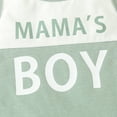 thumbnail image 4 of GYRATEDREAM 2Pcs Baby Boys Summer Clothing Sets Cute Letters Print Sleeveless Tank Tops T-Shirt Elastic Waist Shorts Outfits, 4 of 8
