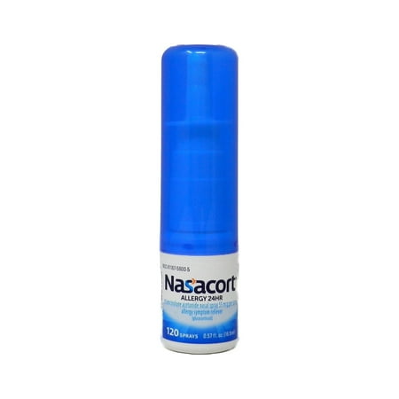 Nasacort Allergy 24HR Relief 120 Nasal Sprays 0.57 Ounces