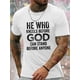 thumbnail image 1 of Graphic Alphabet Print Crew Neck Short Sleeve T-Shirt - Comfy Slight Stretch Polyester Fabric, Trendy Casual Daily Wear, Summer Fashion Essential for Men, Casual Sporty Tee, Summer Gifts, 1 of 7