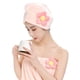 thumbnail image 1 of Falda de ducha absorbente de secado rápido para baño de spa y turbante para secar el cabello, juego de 2 piezas, 1 of 5