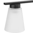 thumbnail image 4 of Tanner Collection Four-Light Matte Black Transitional Vanity Light, 4 of 9