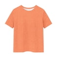 thumbnail image 5 of Top de Manga Larga de la Moda de los Niños de Color Sólido Cuello Redondo Suelto Y Casual Tops para el Uso Casual Diario, Interior, Regreso a Casa, Fiestas de Cumpleaños, Vacaciones, Fotografía, 5 of 5