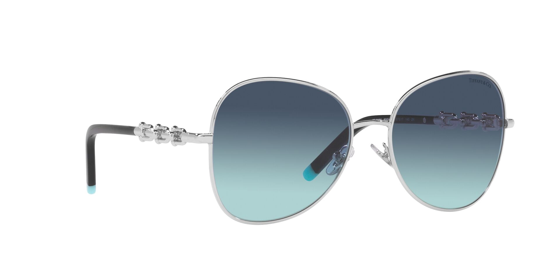 Tiffany Azure Gradient Blue Butterfly Ladies Sunglasses 