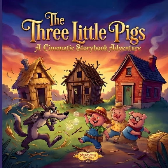 The Three Little Pigs: A Cinematic Storybook Adventure, (Paperback)