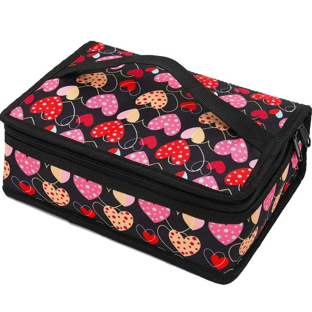 Lonchera FlowFly, pequeña bolsa aislante con forma de corazón para niños y adultos