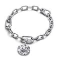 thumbnail image 4 of 925 Sterling Silver Plum Blossom Moon Star Dangle Charm for Bracelet Charms Bangle Pendant Jewelry, 4 of 5