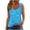 Blue, variant on VEKDONE Women's Glitter Sequin Sleeveless Tank Tops Fashion O-ring Sling Tops Summer Outdoor Party Camisole Casual Loose Fit Crewneck Vests Pink Small
