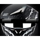 thumbnail image 5 of Casco Integral Onix Silver Flame Negro Plata Mate XXL + Visor Transparente, 5 of 7