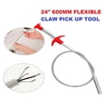 thumbnail image 3 of Lefu 24IN Spring Bendy Thin Long Reach Claw Pick Up Hand Tool Lifting Grabber, 3 of 6