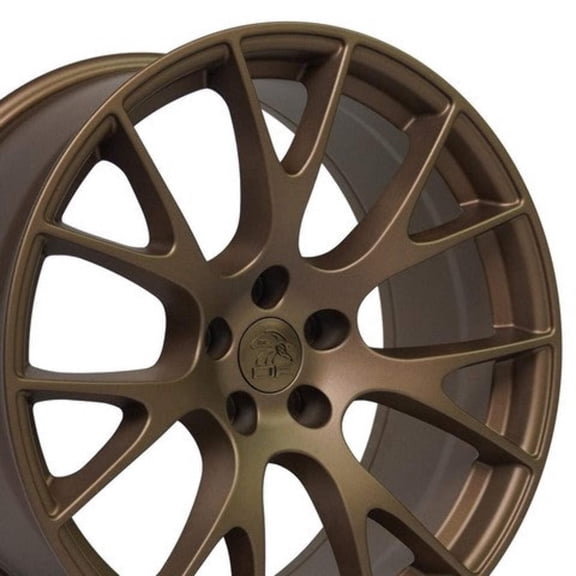 Set(4) OE Wheels DG15 20x9 Satin Bronze Rims 5x115 18ET