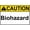 Warning Sign 6, variant on ANSI Caution Biohazard Hazardous Material Safety Warning Metal Tin Sign 12 x 8 Inches - Indoor Outdoor Hospital, Lab, Biohazardous Waste Exposure Prevention