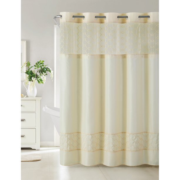 Hookless Downtown Soho Shower Curtain Walmart Com Walmart Com
