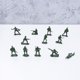thumbnail image 3 of 144pcs 4.5CM Mini figuras de soldados militares de plástico Modelo estático Men Figures Accesorios Juego de juego para niños Mixed Green, 3 of 5