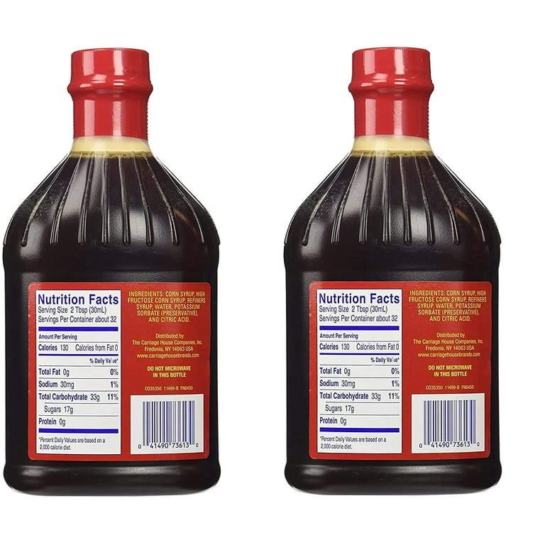 King Syrup 2-Pack, 32oz Golden Bottles Each, 64oz Total - Walmart.com