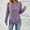 Purple, variant on Womens Long Sleeve Shirts V-Neck Fashion Casual Blouses Tops Fall Outfits Basic Tees Shirt Pullover Loose Trendy Comfortable Winter Clothes