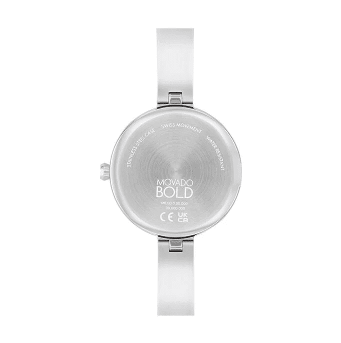 MOVADO 3601006 TREND SILVER DIAL SILVER STAINLESS STEEL BANGLE WOMENS WATCH Movado 3601006 Trend Silver Dial Silver Stainless Steel  main image 3
