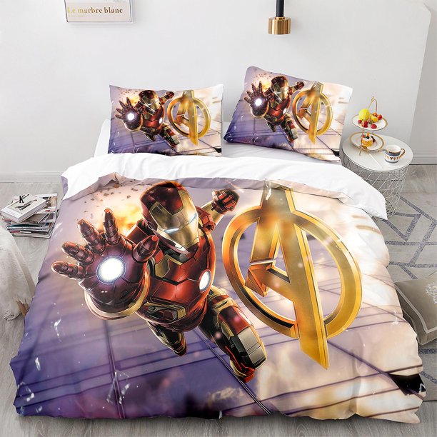 HEFEI,Avengers K4 3d Printed The Avengers Series Quilt Cover Three