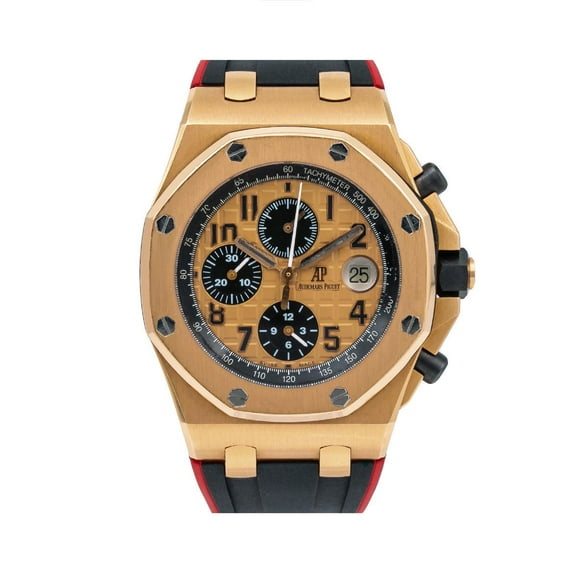Pre-Owned Audemars Piguet Royal Oak Offshore 26470OR 42MM Rose Gold Dial With Rubber Bracelet