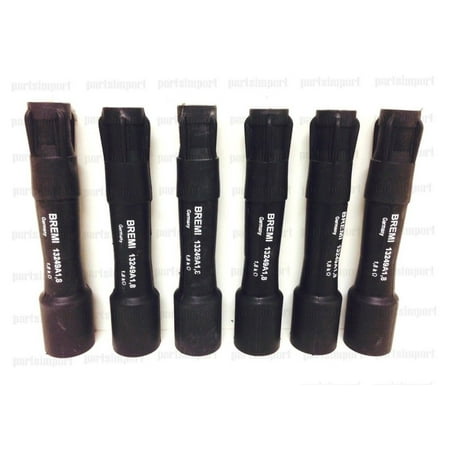 Bmw 318is Spark Plug - BMW Set of 6 Spark Plug Connectors OEM BREMI 323i 325i 328i 525i 528i 530i X5 Z3