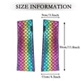 thumbnail image 4 of Fish Scale Arm Sleeves Mermaid Scale Rave Cosplay Gloves for Women Girls Goth Punk Fingerless Arm Warmers Elbow Halloween Carnival Mittens Accessories, 4 of 4